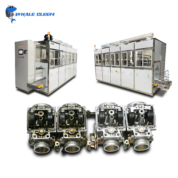 Custom Five Tanks Fully Automatic Industrial Ultrasonic Cleaning Machine 20-95C Adjustable Heater For Hardware Accessories