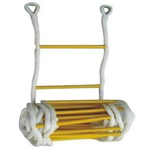 H -Type Jack Insulation Escape Rope Ladder , Climping Emergency Rope Ladder