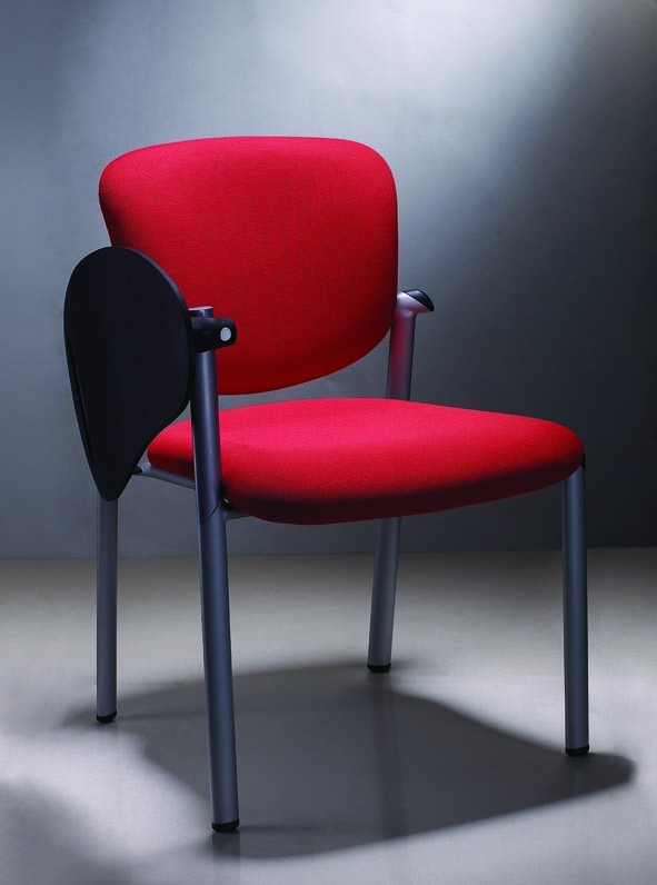 Breathable Mesh Stackable Meeting Chairs For Conference Room Blue