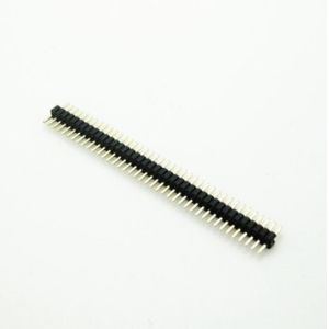 China 1.27mm pitch single row straight pin header 1*40Pin on sale