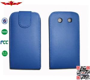 China 100% Quality Guaranteed Colorful Leather Flip Cover Cases For Blackberry Torch 9860 9850 factory