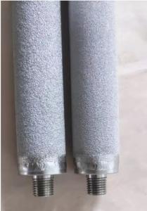 China Sintered Stainless Steel Fine Bubble Diffusers With NPT Connector factory