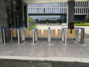 China Turnstile Security Door Half Height Swing Barrier Turnstile Gate factory