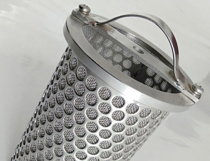 Slot 2mm 80% Wire Mesh Water Filter , Water Filter Basket For Kitchen