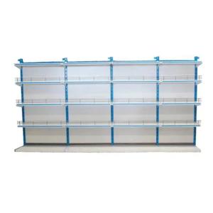China Factory Custom Size Color Stainless Steel Supermarket Rack factory