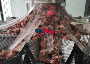 China Frozen Diced Ribs Multihead Weigher Machine Frozen Food Filling Machine Waterproof factory