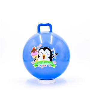China Nontoxic Red Large Bouncy Balls With Handles Odorless Ultralight factory