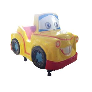 China Electric Video Games Kiddie Swing Car Fiber Glass Cabinet Material on sale