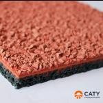 Iaaf Certificated 400m Standard Spray Coated Sandwich Athletic Rubber Running