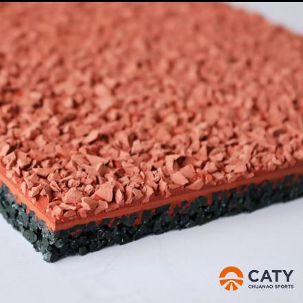 Iaaf Certificated 400m Standard Spray Coated Sandwich Athletic Rubber Running