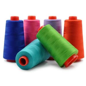 China OEKO Certificate Upholstery Polyester Sewing Thread 30S/2/3 For Sewing factory