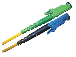 China Low IL &amp; High RL E2000 PC-APC Fiber Optics Cable Connectors With High Quality factory