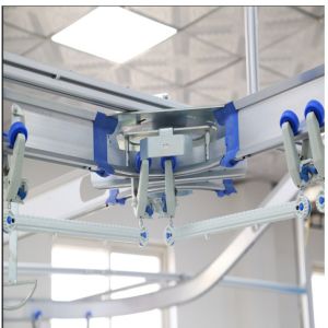Intelligent robot conveying system for machine factory ,garment factory,