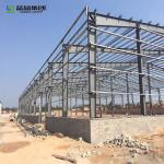 Large Span Prefabricated Steel Warehouse High Strength Steel ISO Certified