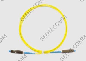 China Yellow 2.0mm MU Connector Multimode Duplex Patch Cord factory