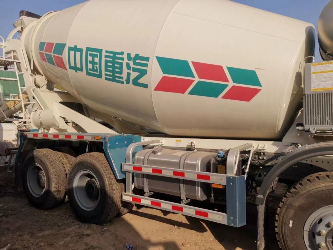 Used Concrete Mixer Truck 12cbm HOWO Chassis Concrete Mixing Plant
