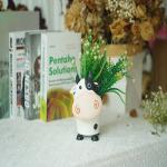 Funny Metal Animals Planter Pot Desktop Ornaments Home Decor Garden Pot