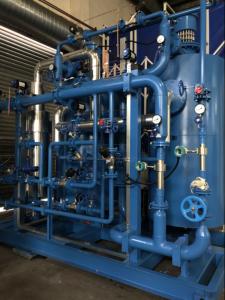 China Nitrogen Gas Purifier System Plant 99.9997% 100 PSI 450 CFM Flow on sale