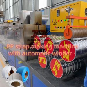 5-19mm Pp Belt Strap Making Machine with PLC control and 250-300m/min running