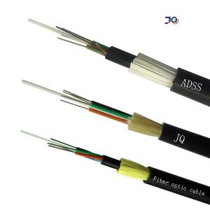 China Power Optical Fiber Cable Single Mode Adss 24 48 72 96 144 Core Outdoor Fiber Cable Adss Fiber Optic Cable 48 Core factory