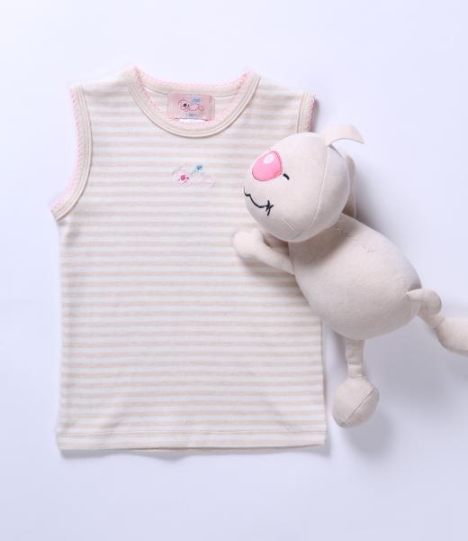 Millidoll Original colour cotton Antibacterial babies pyjamas sleeping vest 2-6