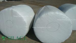 China For Japan White Color 750mm*25um Blown Silage Film for Wrapping factory