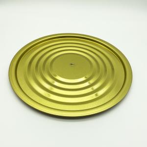 China 18L-20L Round Shaped Pail Cover Bottom , Pail Lid Packing Paint Solvent Glue Application , Tinplate 0.35mm , Pail Cover factory