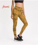 Crotchless Nude Tie Dye Yoga Pants Leggings For Women High Waisted Tight