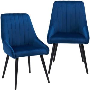 China High Back Velvet SideUpholstered Kitchen Chairs Metal Leg For Tufted Chair factory