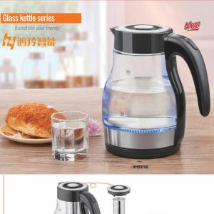 China Stylish Electric Glass Kettle for Household Style Electric Kettle Inner Coating Glass factory