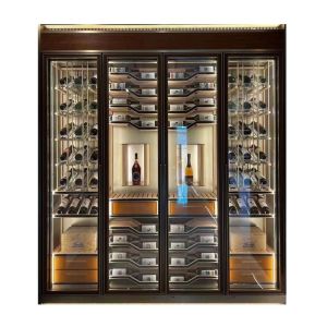 304 Stainless Wine Cooler With Temperature And Humidity Control