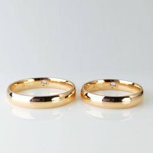 China Mirror Polished Wall Diamond Inlay 8.8g Wedding Pair Rings factory