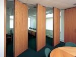 Commercial Hard Cover Acoustic Fabric Sliding Partition Doors For Office /