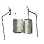 Hospital Obstetrics Iron Leg Rest PU Metal Material Delivery Bed Accessories