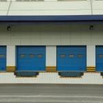 Electric Remote Overhead Sectional Door Panel Thickness 40mm~80mm Length 8000mm