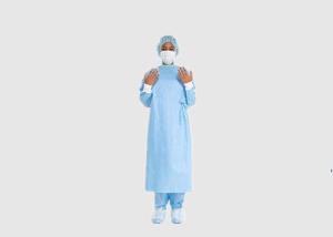 China Customized Size Disposable Surgical Gown Breathable Personal Safety CE Approved factory