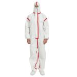 Disposable Coverall Heavy Duty and Breathable Non-Woven Unisex Full Sizes Hooded