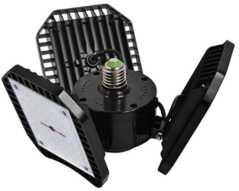 China 60/80/100/120W Commercial LED Outdoor Lighting 130lm / W LED Garage Lights factory