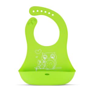 China Silicone Baby Bibs BPA Free Flexible For Little Children factory