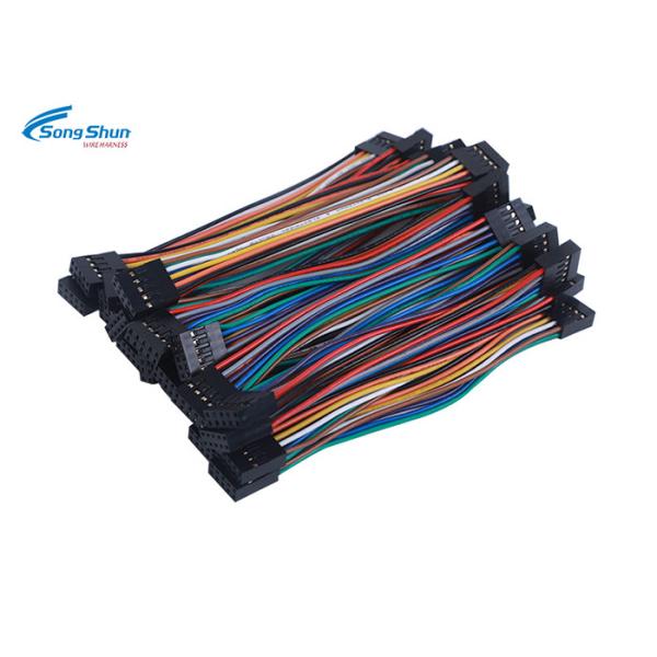 China PVC Jacket Ribbon Cable Assemblies , Dupont Connector Cable Assembly factory