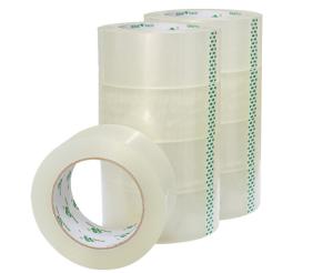 China Low Noise Transparent Acrylic BOPP Adhesive Tape For Office Packaging factory