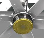 8 FooT 2.4M Resistant Oxidation High Volume Low Speed Fans