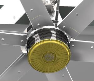 China 0.2KW High Volume Low Speed Fans factory