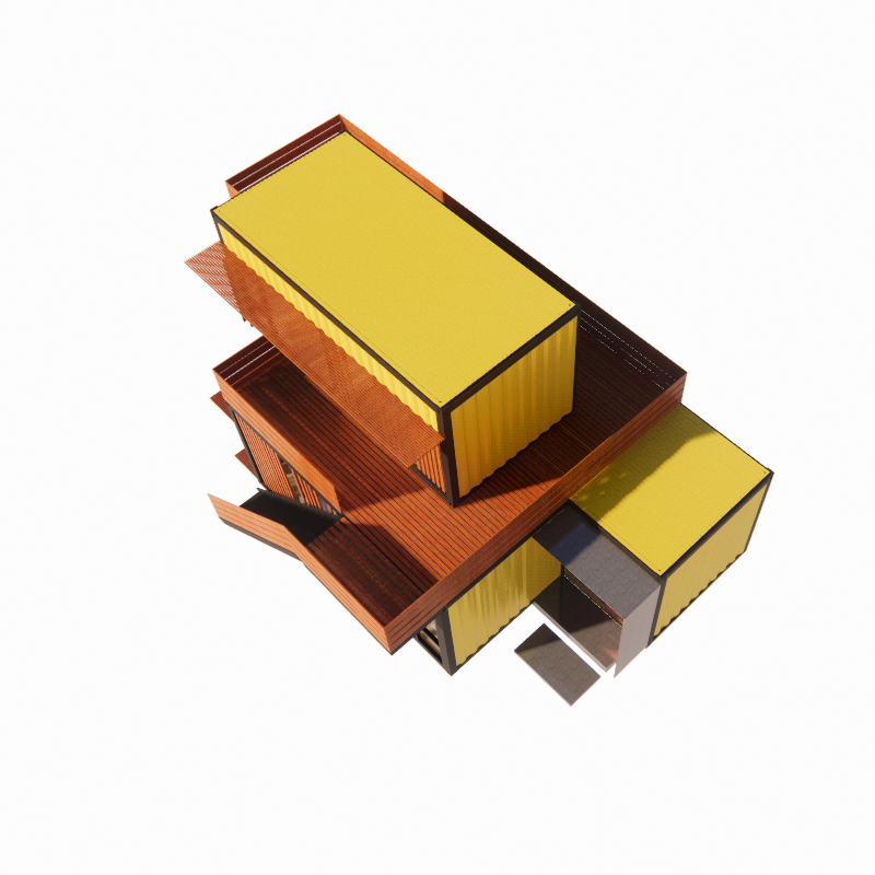 Customized Color Modern Luxury Prefabricated Steel Houses with Toilet Shop Custom Selection