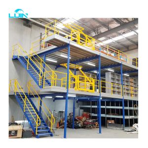 China Cold Rolled Steel Q235 Industrial Mezzanine Floors 500kgs Loading Capacity on sale