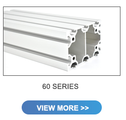 Square 6000 Series ISO9001 Black 20x20 Aluminium Profile