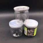 Food Grade Pop Cans PET Clear Plastic Jars With Diameter 80mm 300# Aluminum Easy