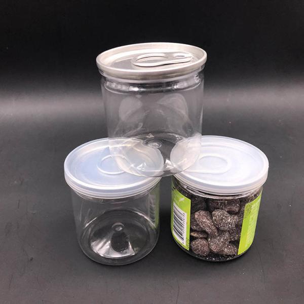 140ml Clear Cosmetic Body Scrub Container Empty Pet Plastic Jars With Plastic