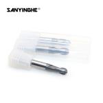 2 Flute Ballnose Solid Carbide End Mills Spiral R3.0 Corner Radius Roughing