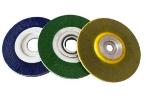 China 150mm OD 6mm Width Encapsulated Wire Wheel Brush for Rubber Flash Removal factory